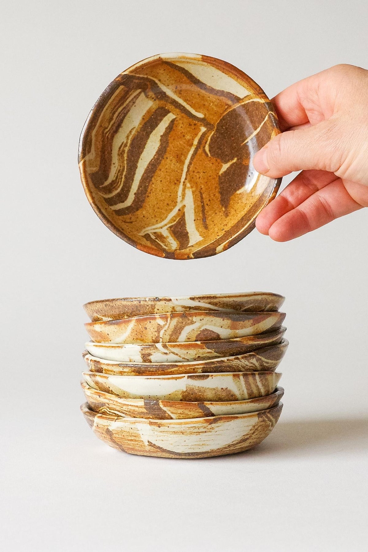 Nerikomi Bowl - Glaze 1