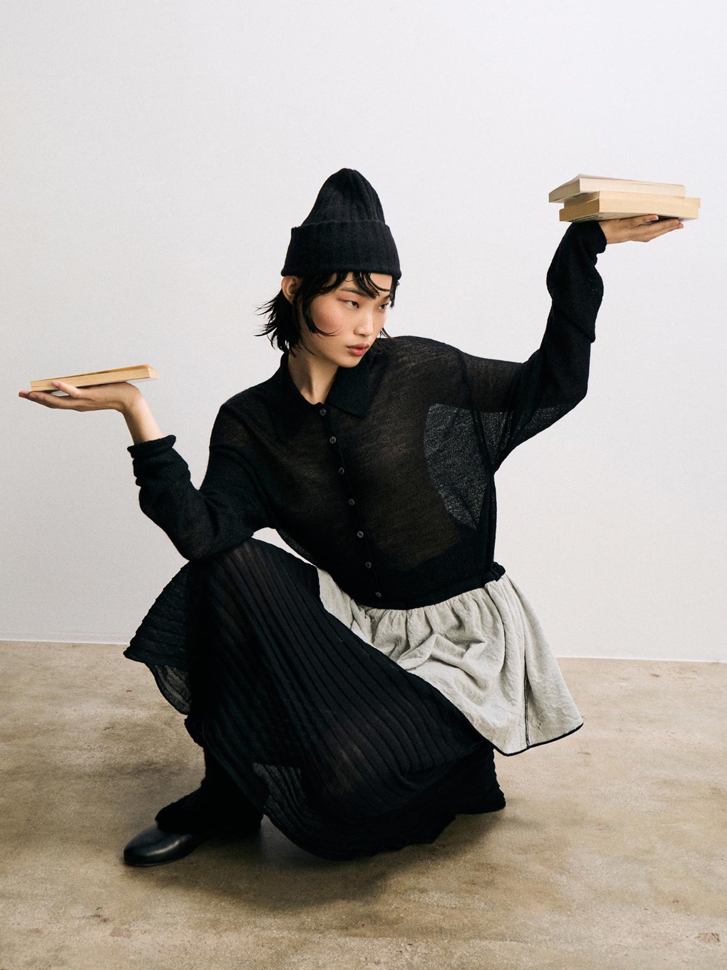 Bikou Top in Black