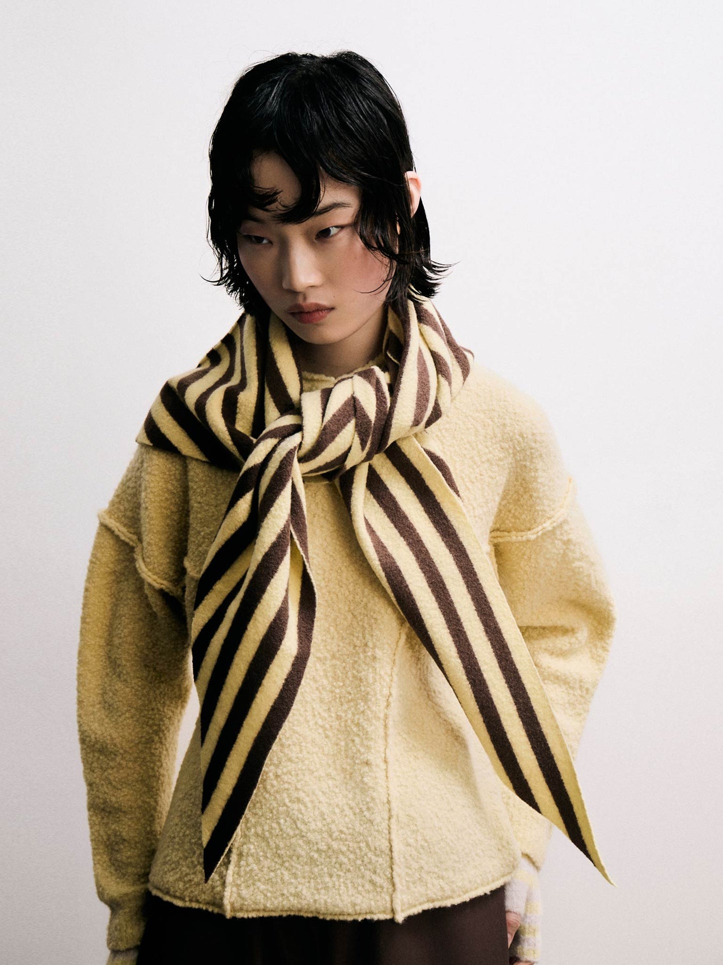 DanPen Scarf in Butter Espresso