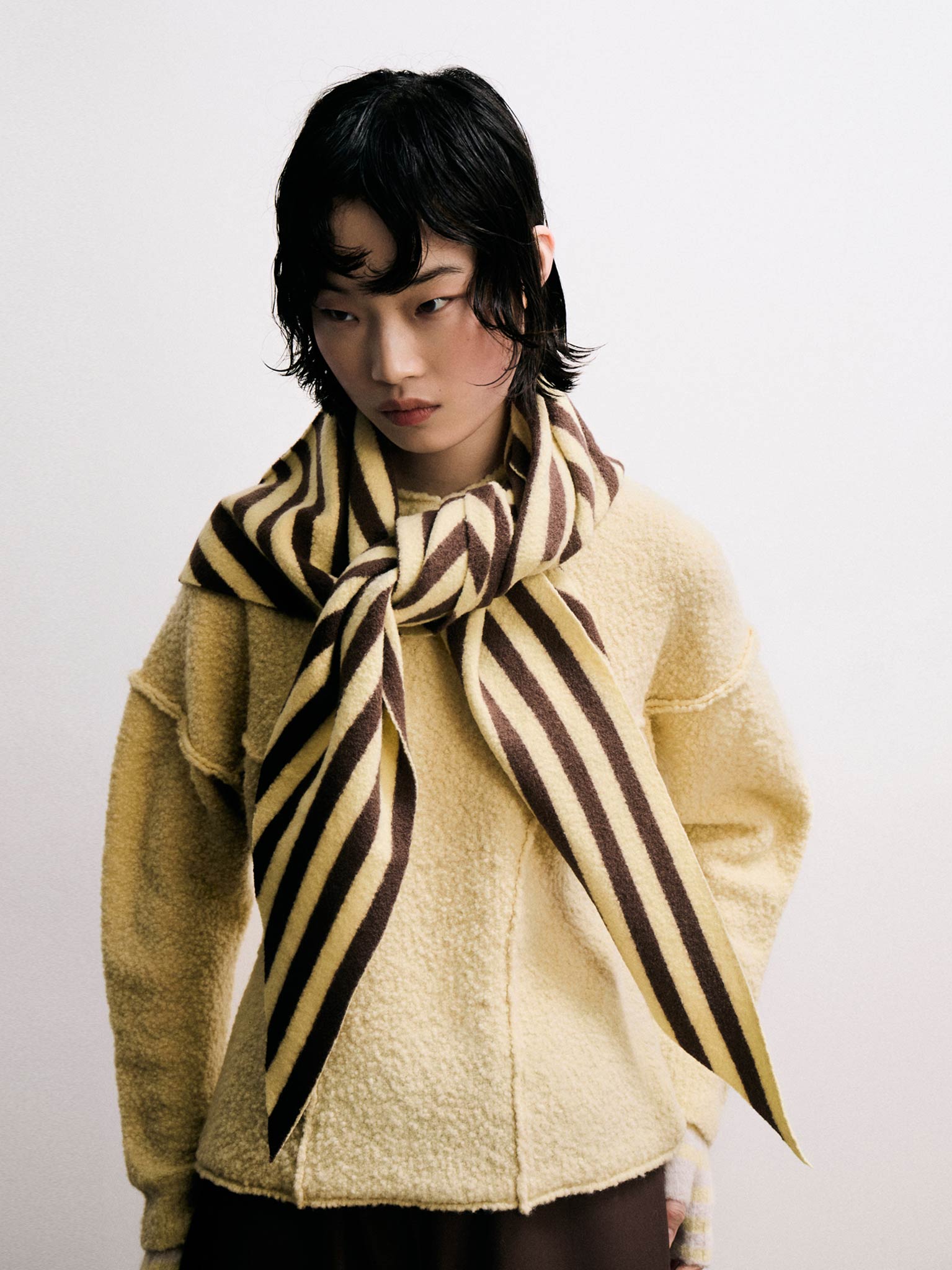 DanPen Scarf in Butter Espresso