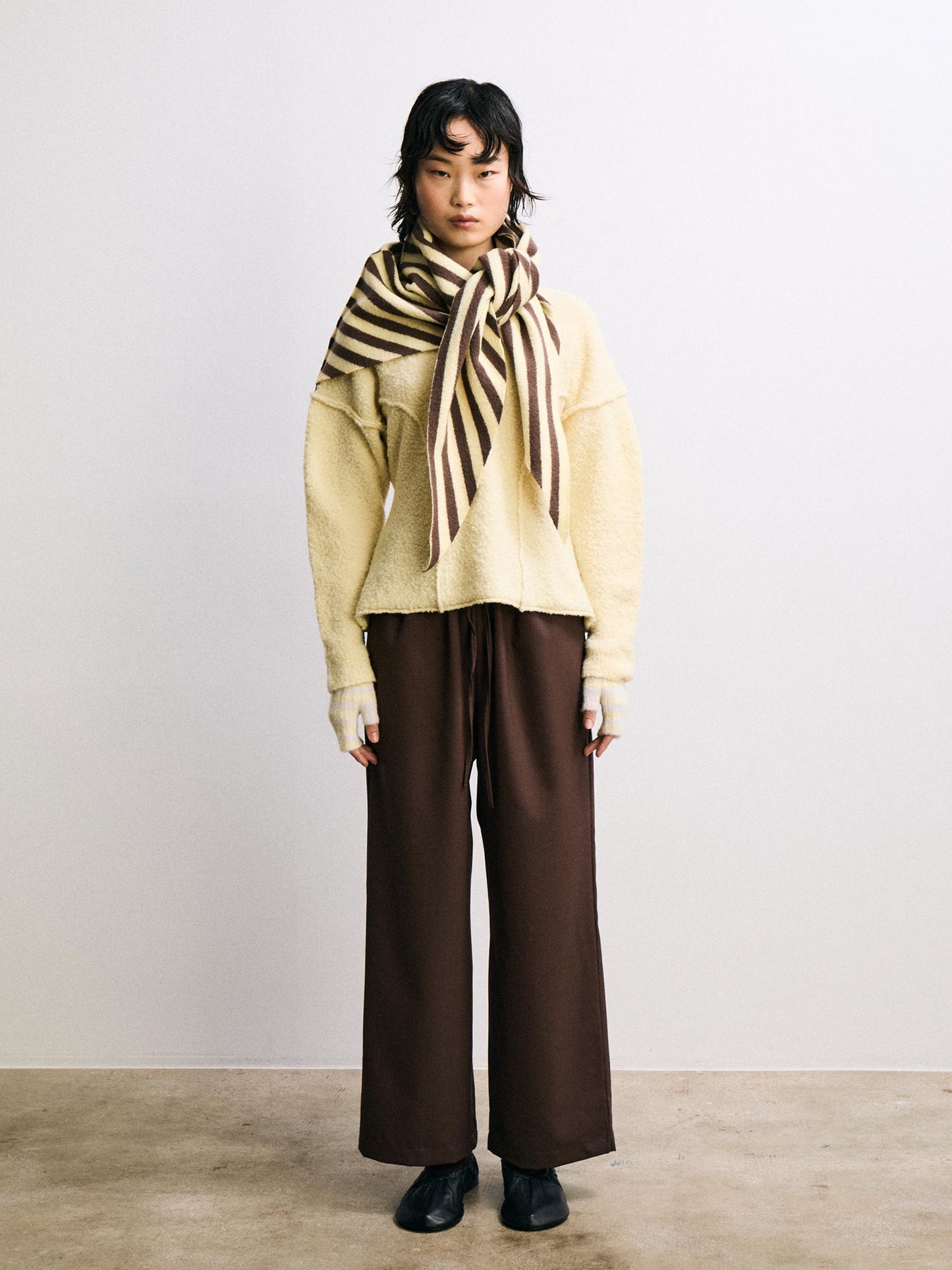 DanPen Scarf in Butter Espresso