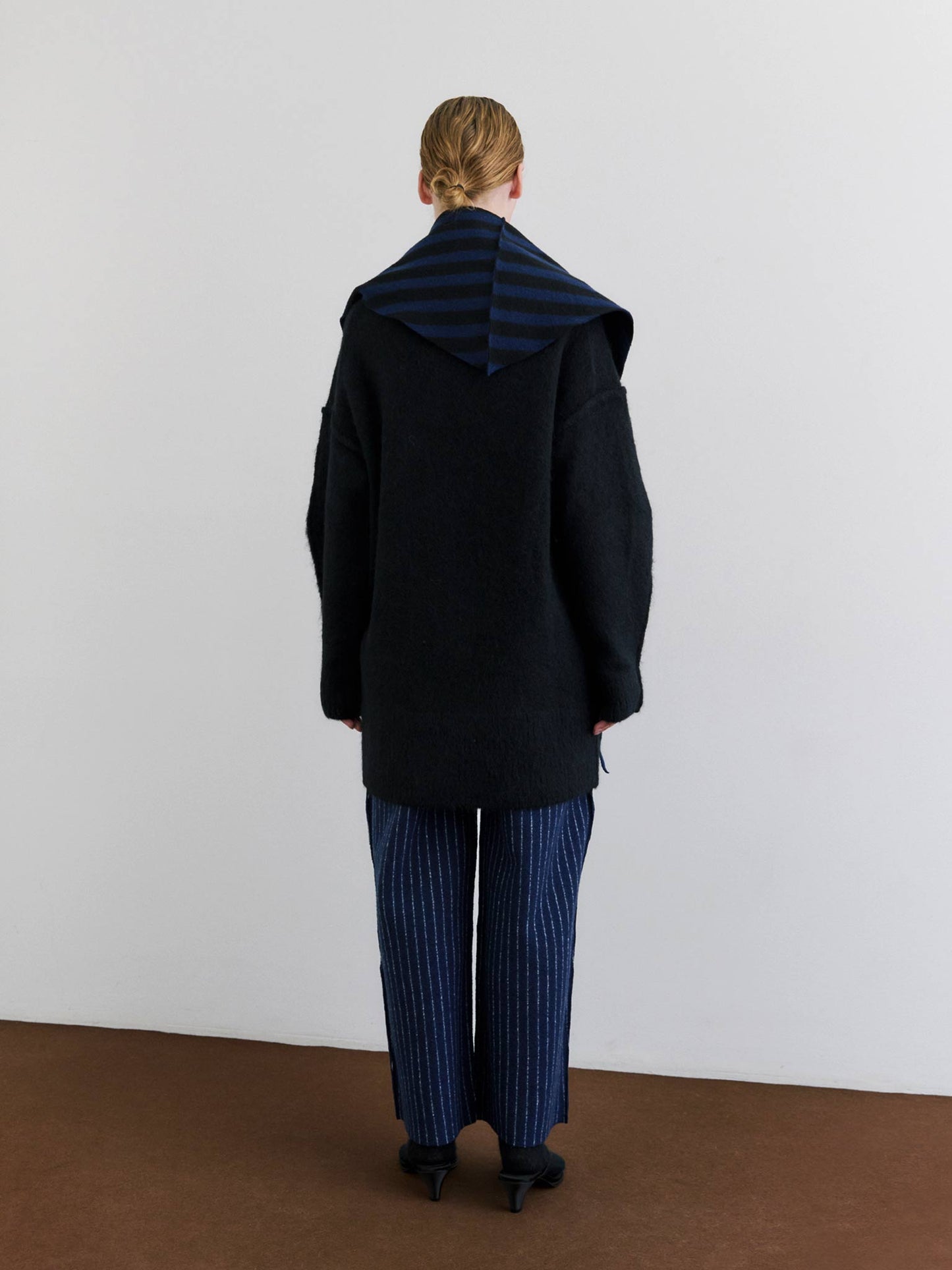 DanPen Scarf in Midnight Blue & Black