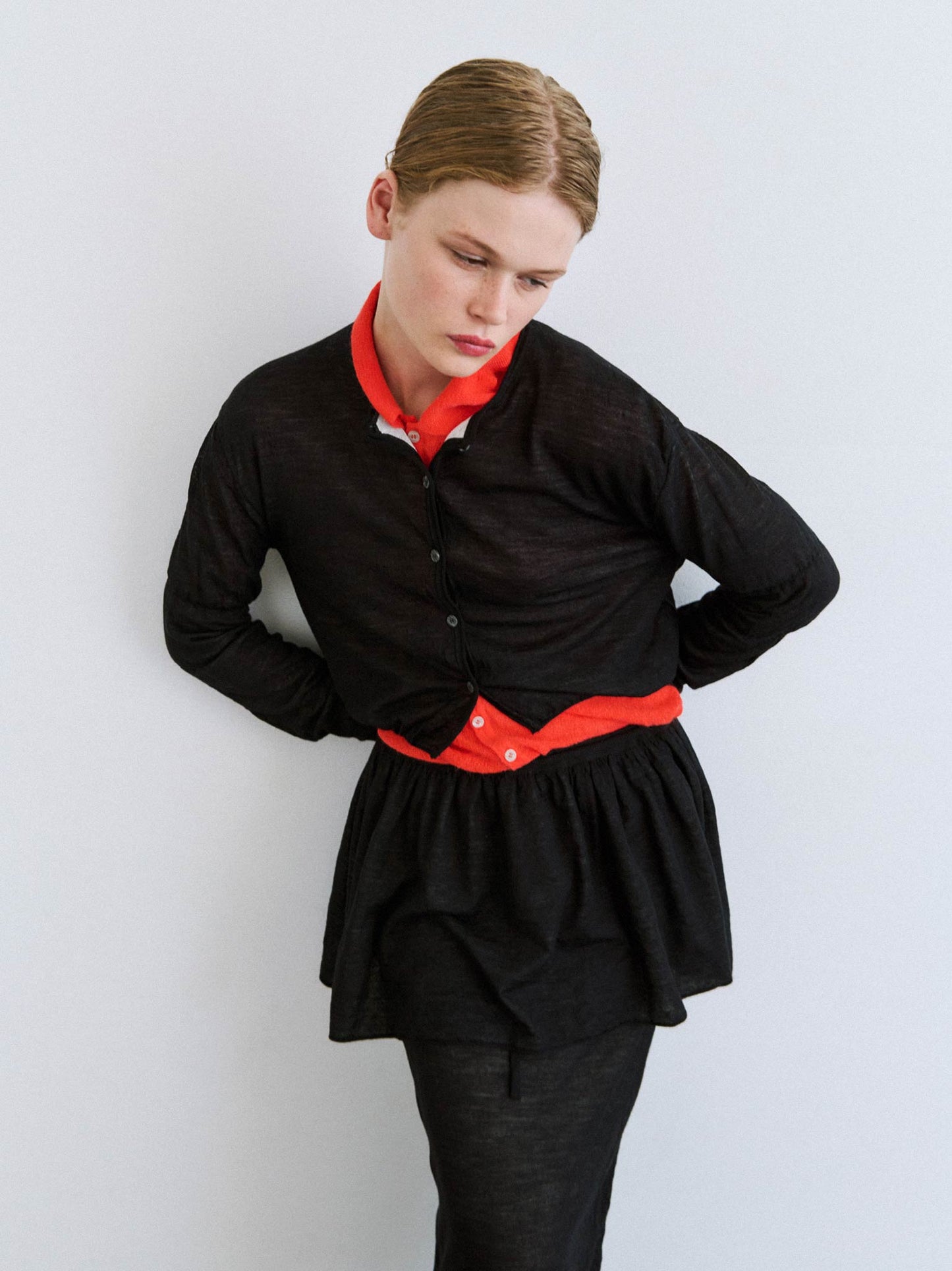 Hizashi Skirt in Black