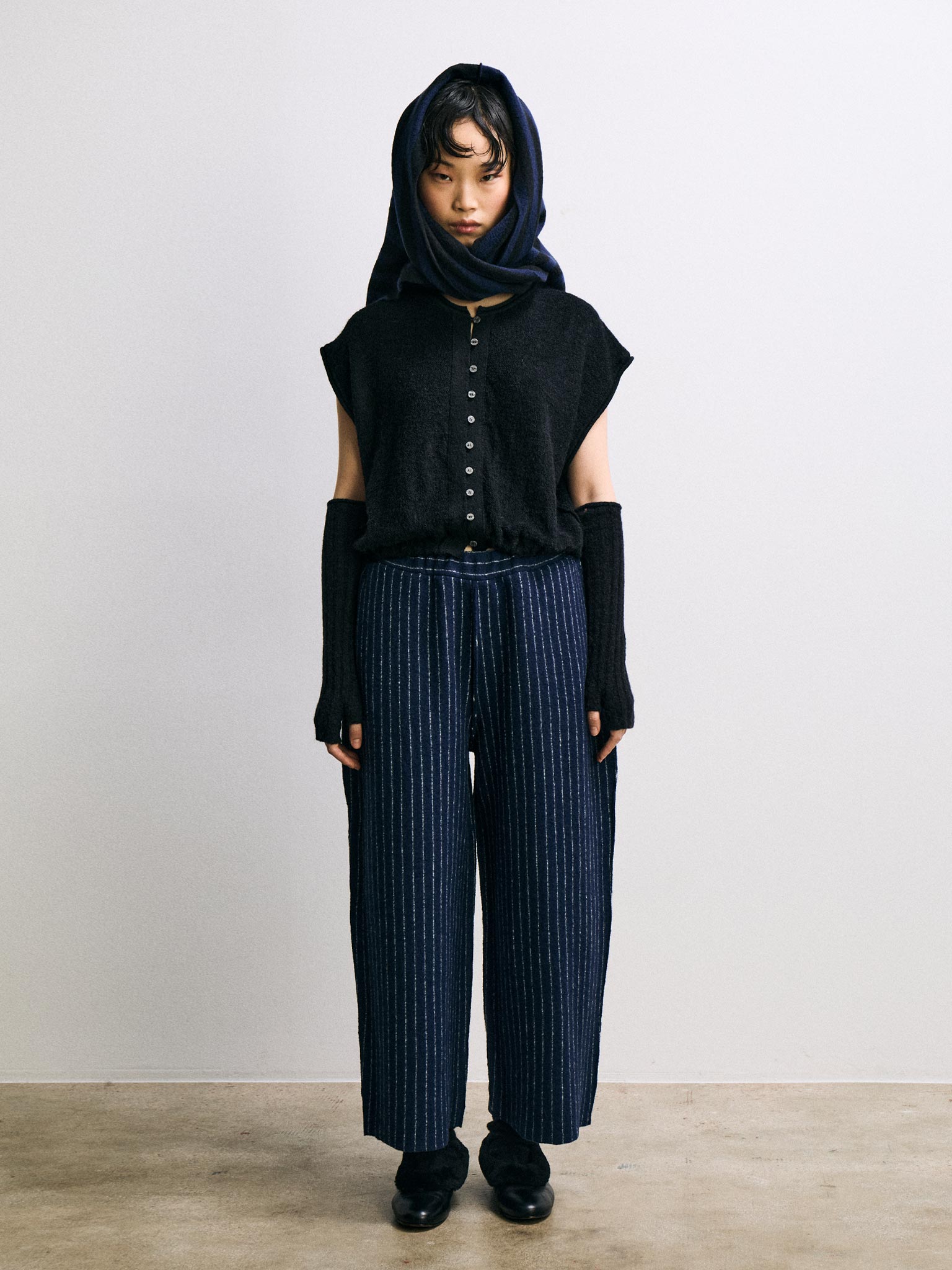 Namida Vest in Black