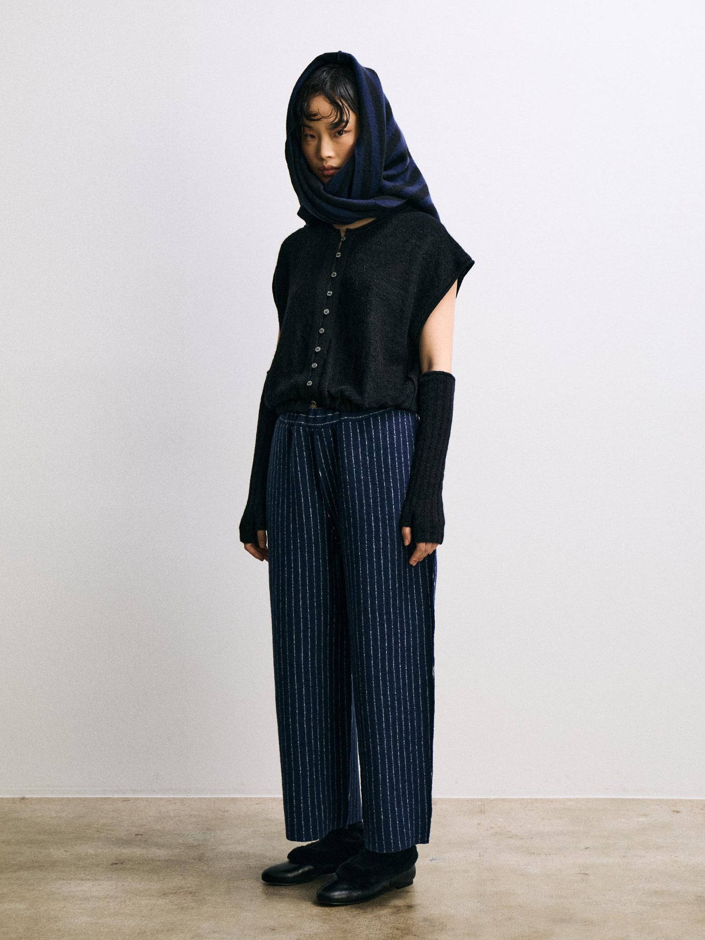 Namida Vest in Black