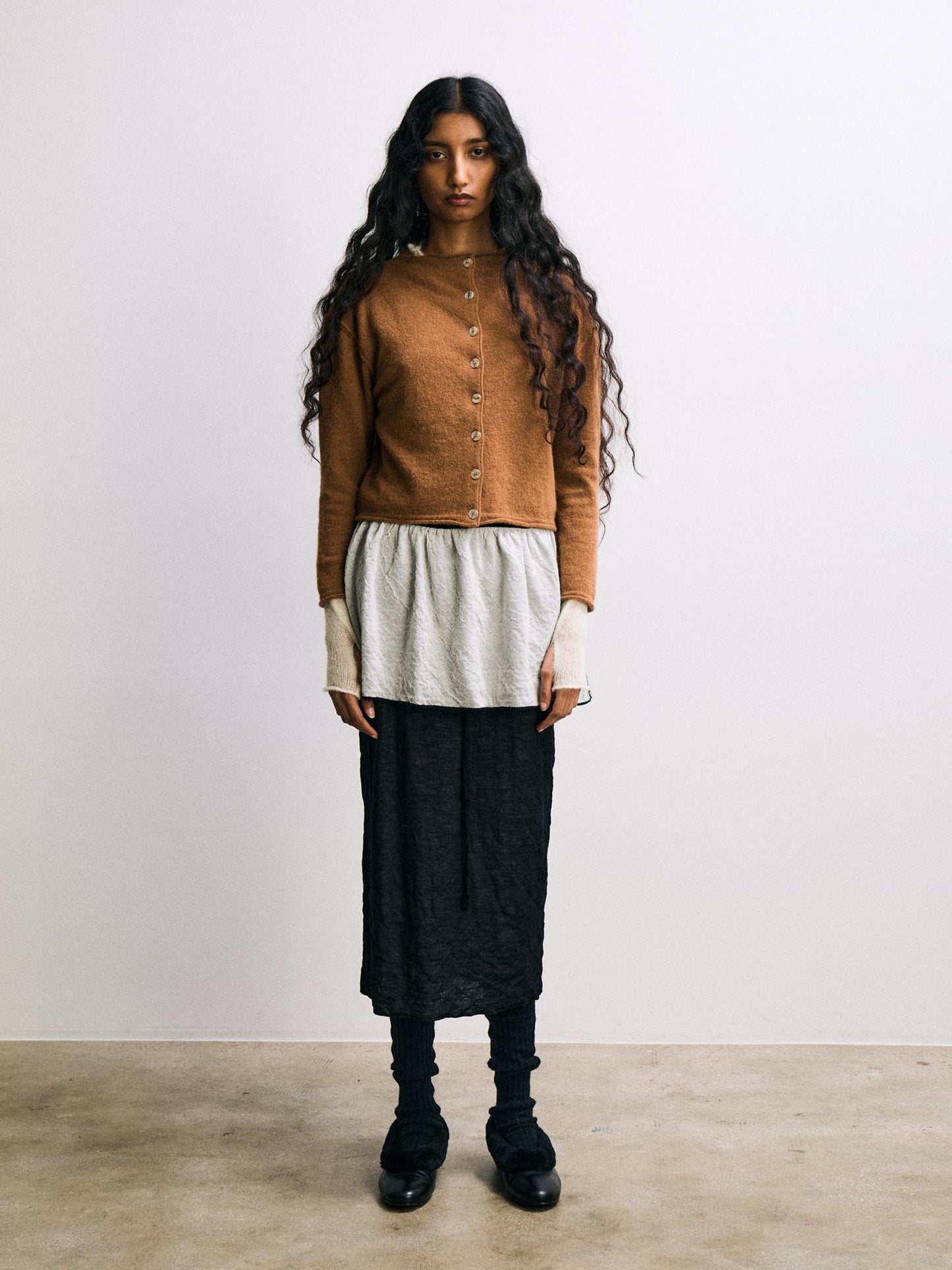 Tentai Cardigan in Toffee
