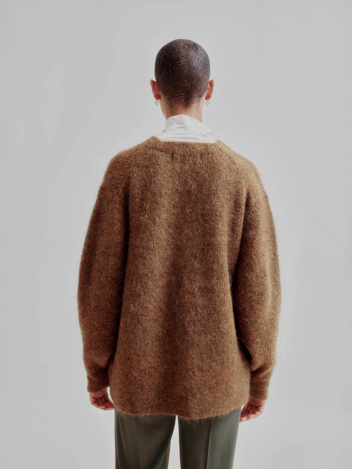 Mohair Cardigan in Spices