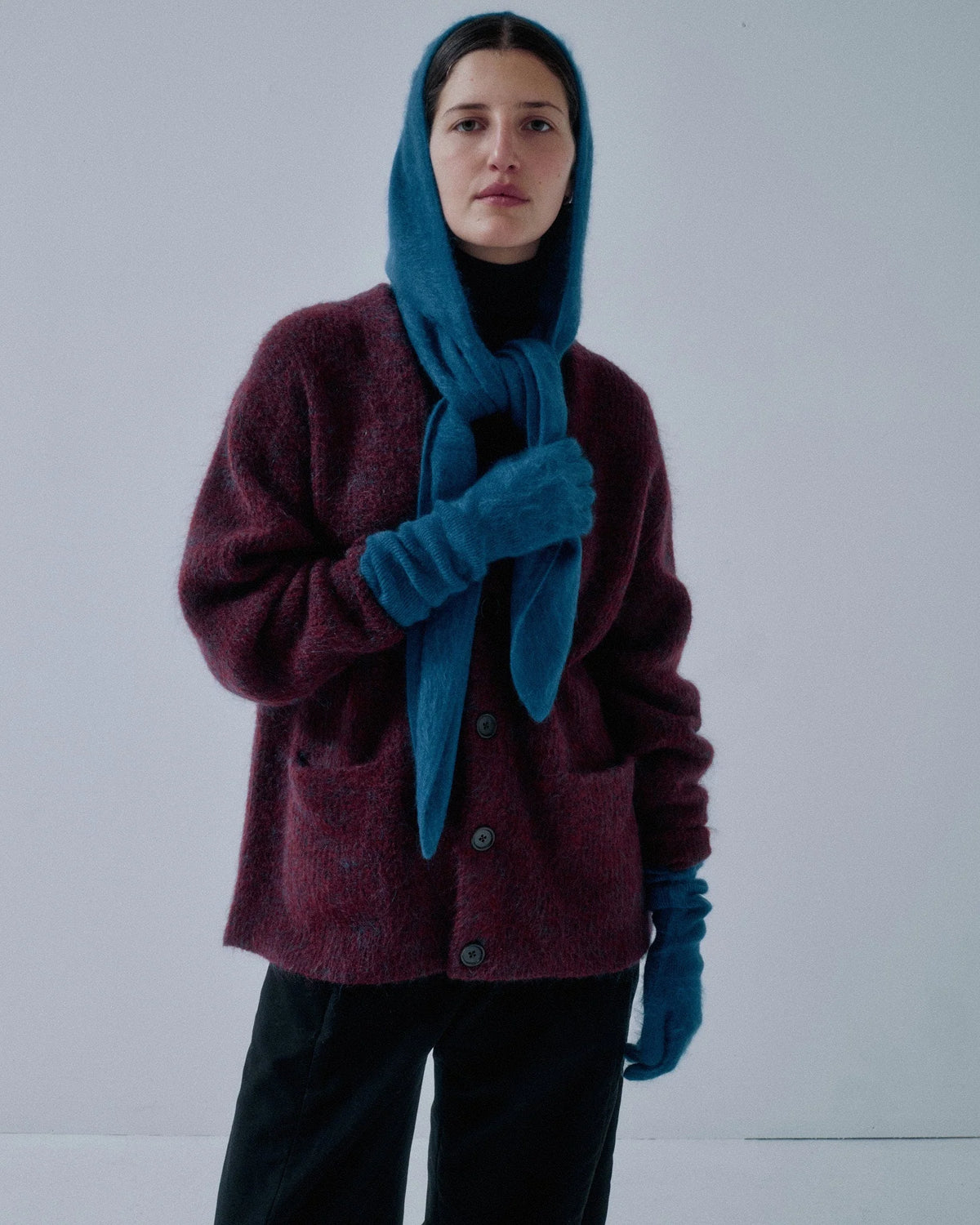 Cashmere Gloves - Cobalt