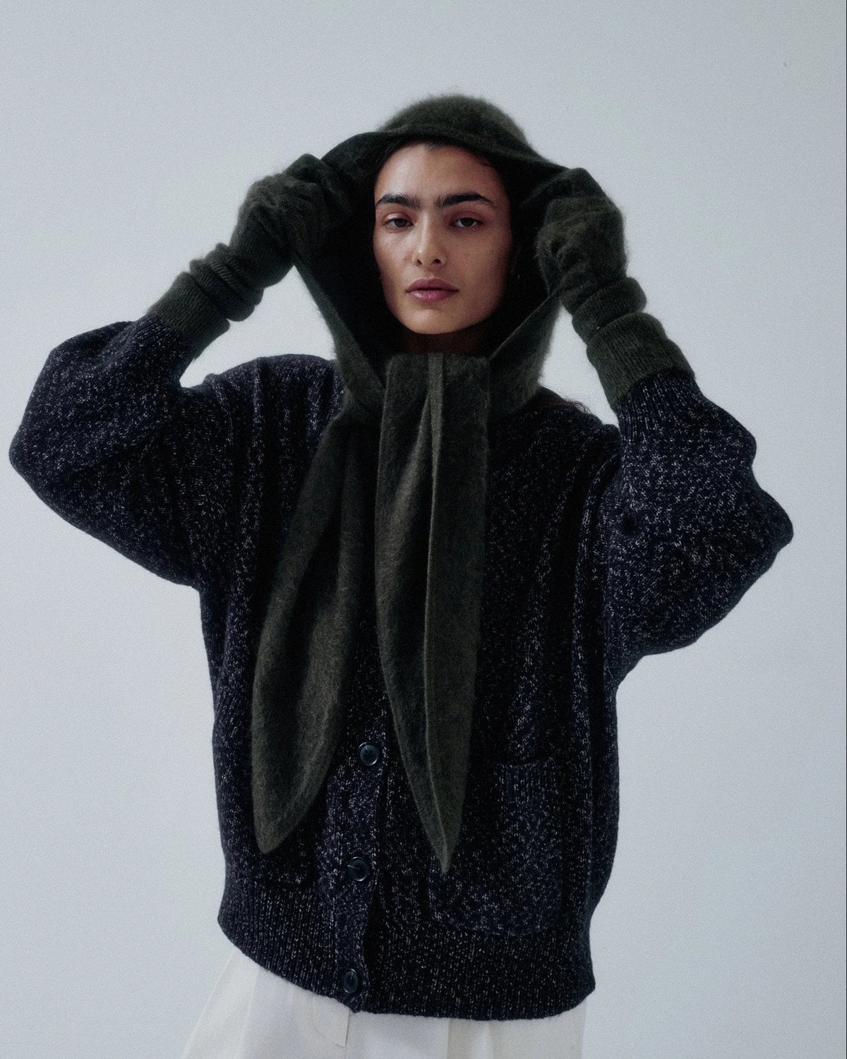 Cashmere Gloves - Olive