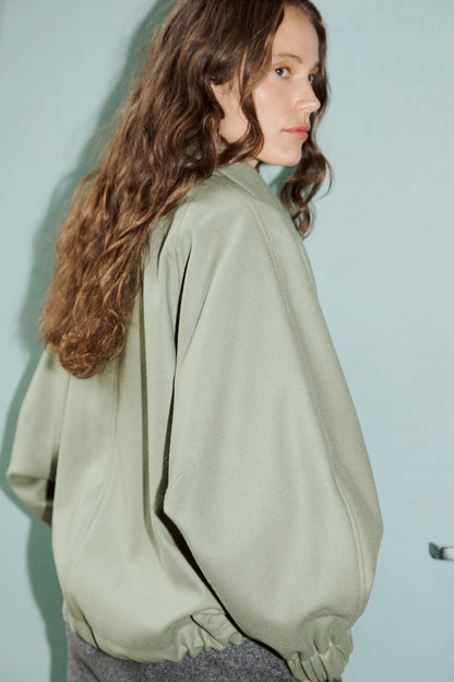 Bomber Jacket in Artichoke