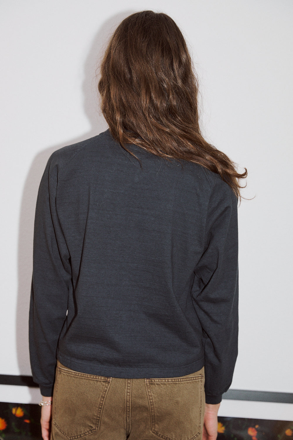 Mahuna LS T-Shirt in Blue Graphite