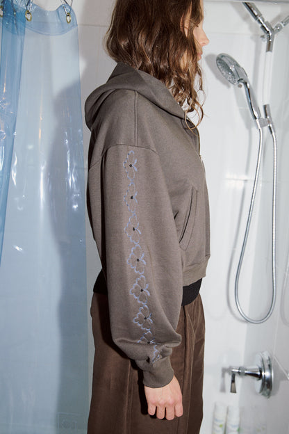 Ganaltaka Embroidery hooded Zip Parka