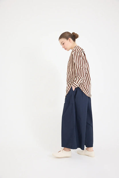 Chisato Pant - Cotton Poplin Dark Navy
