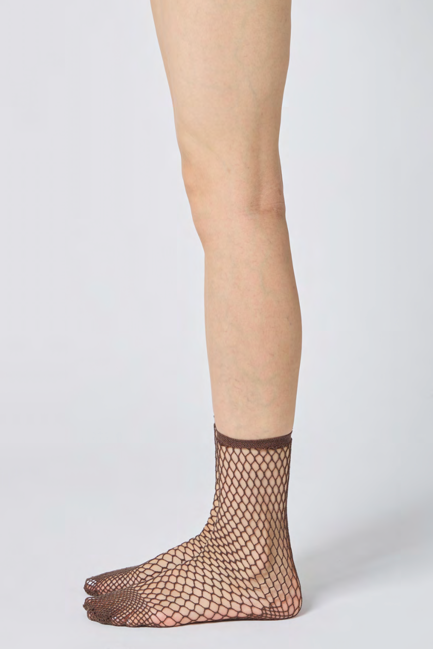 Fishnet Socks - Chocolate