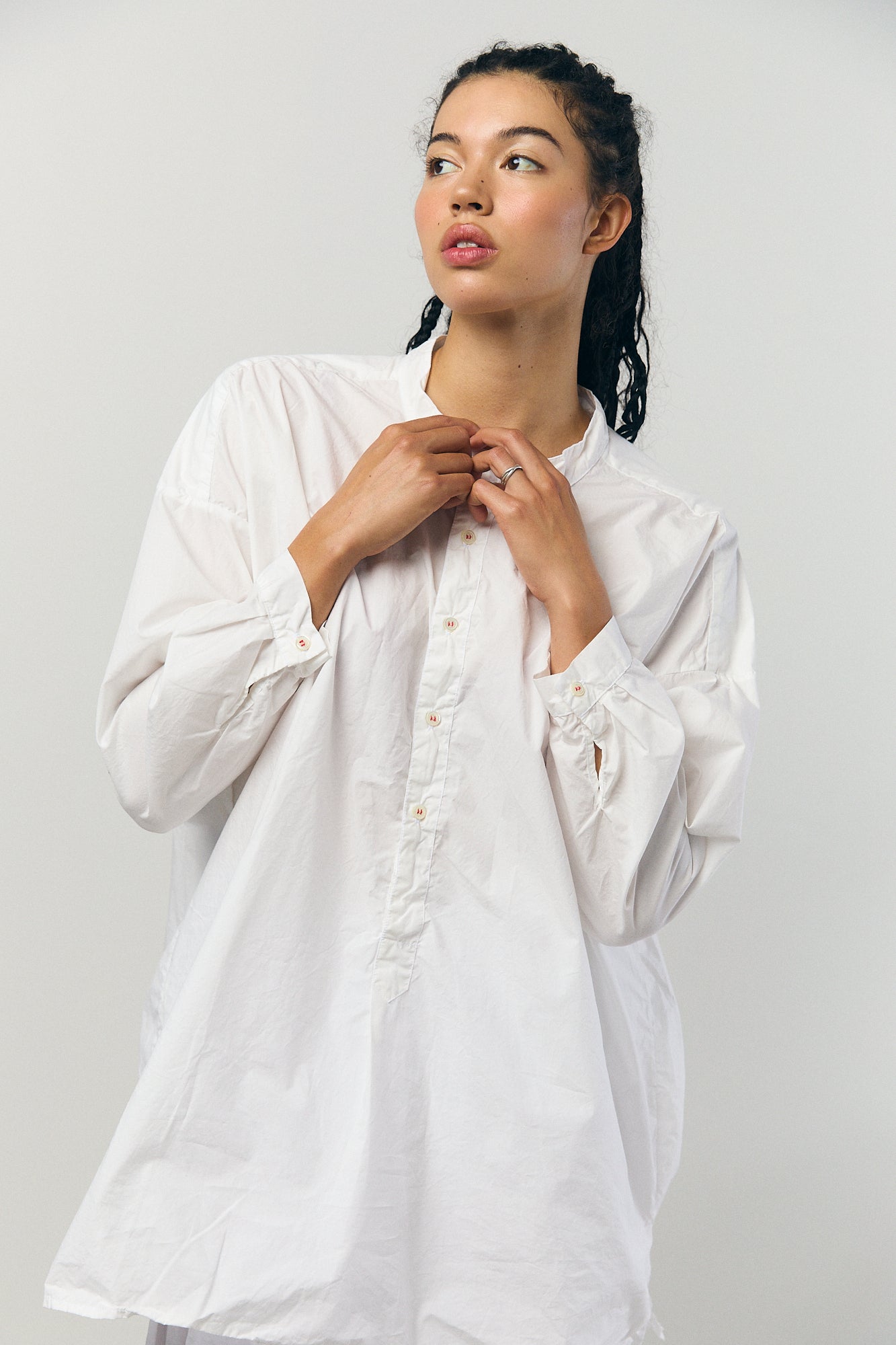 Coal Miners Shirt in White