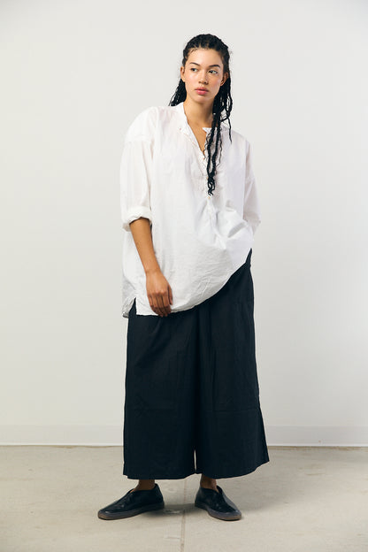 Chisato Pant - Black Cotton Poplin
