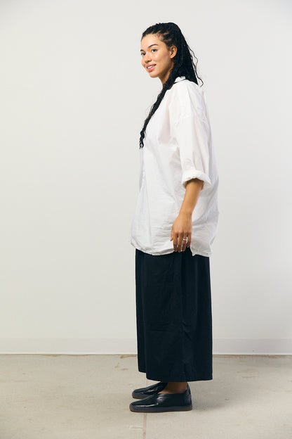Chisato Pant - Black Cotton Poplin