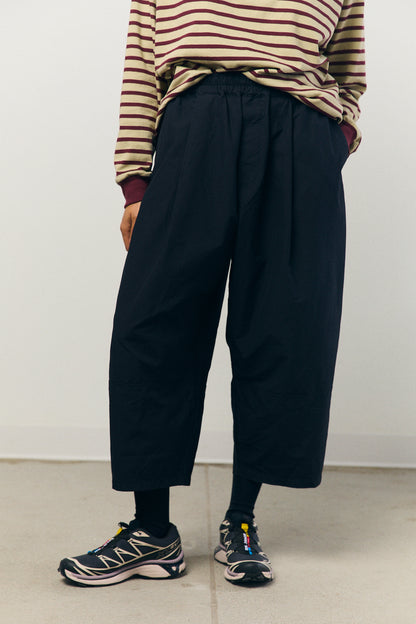 Cocoon Pants in Navy Black