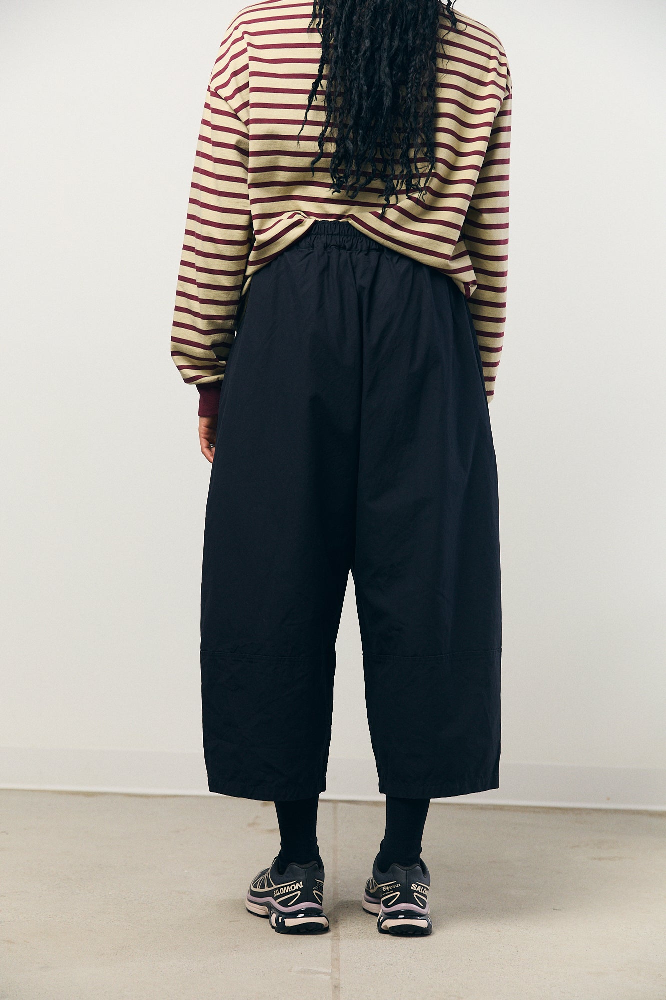 Cocoon Pants in Navy Black
