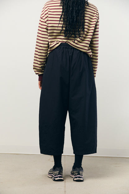 Cocoon Pants in Navy Black