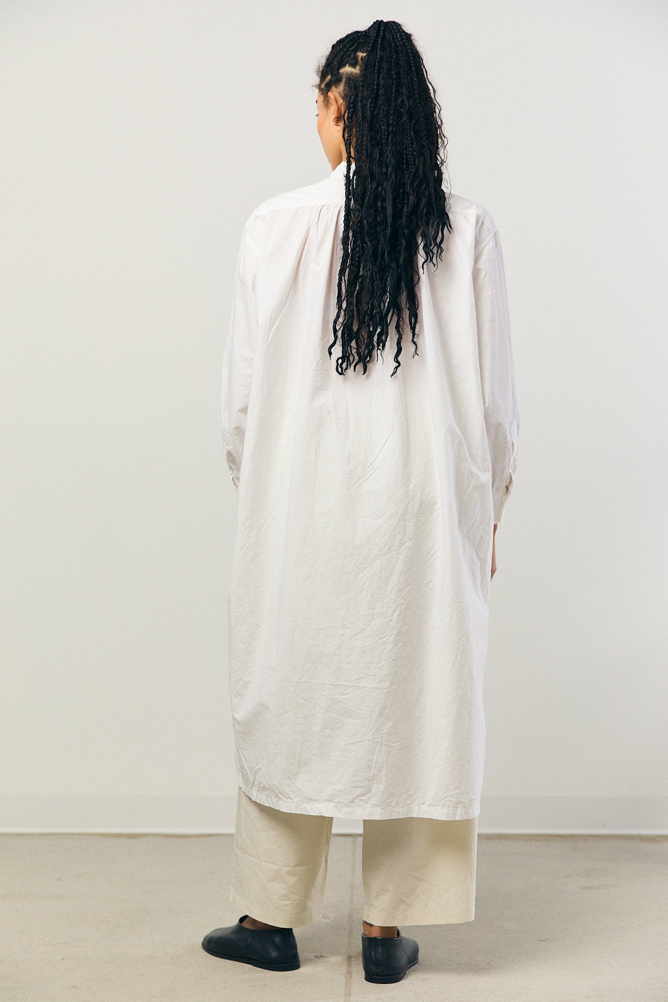 Shirt Dress in Off-White