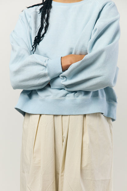 Pigment Dye Sweat L/S in Blue