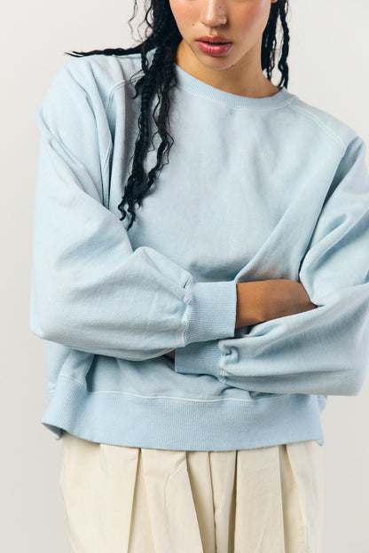 Pigment Dye Sweat L/S in Blue