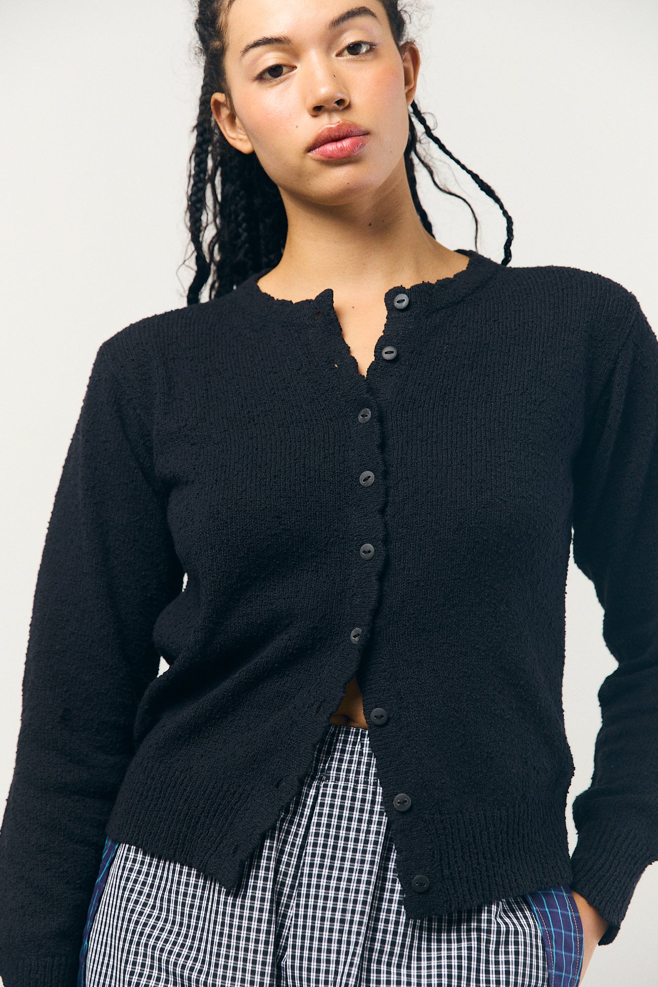 Piste Cardigan in Black