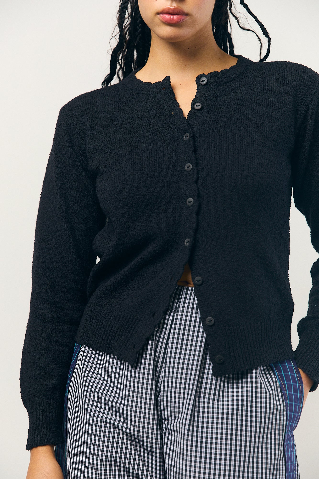 Piste Cardigan in Black