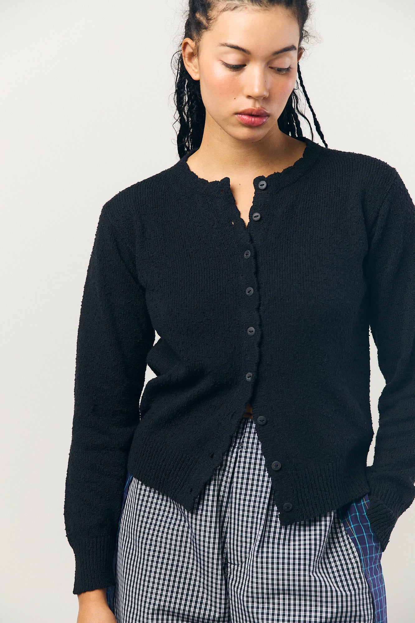 Piste Cardigan in Black