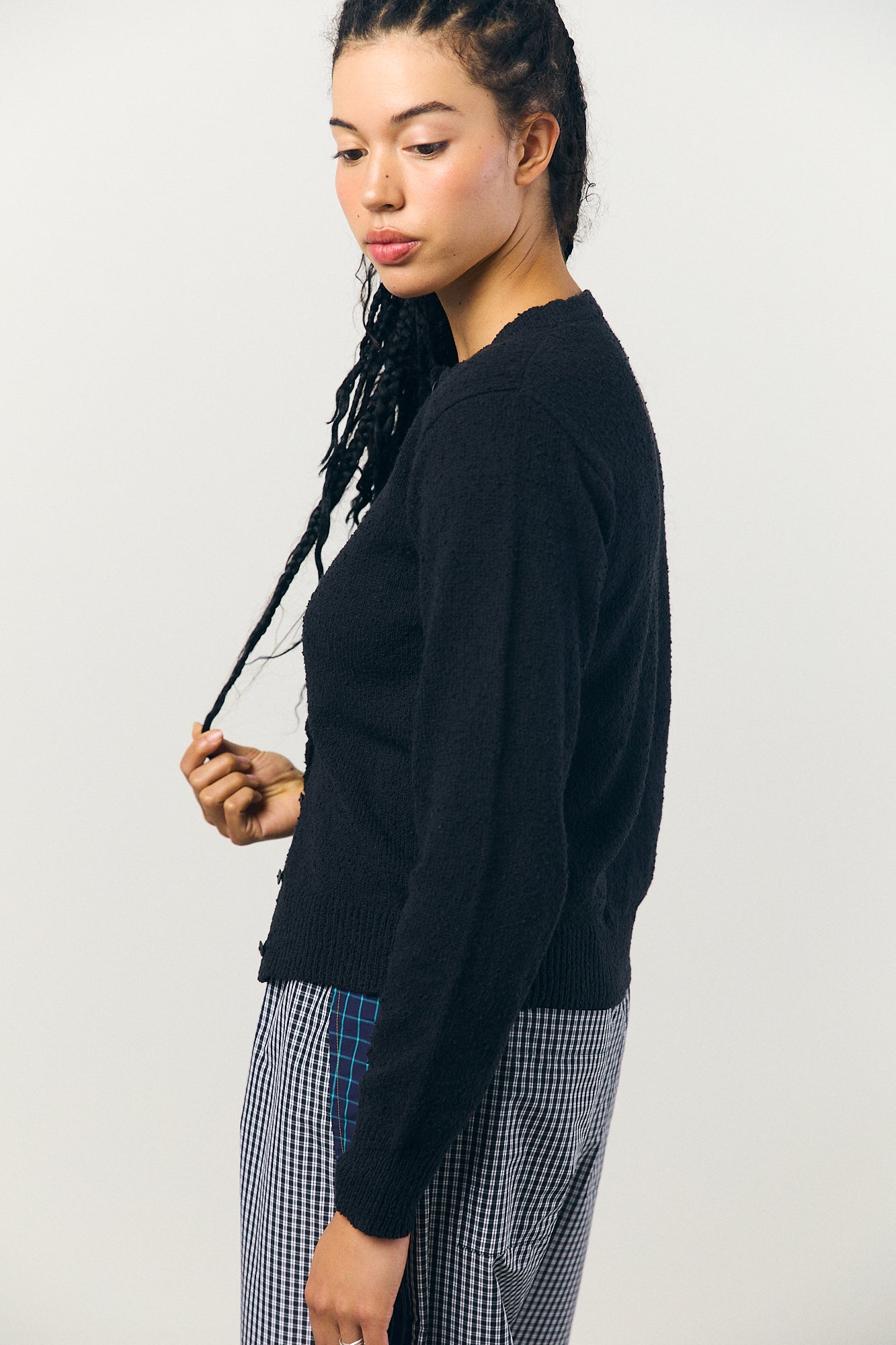 Piste Cardigan in Black