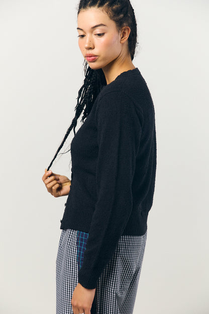 Piste Cardigan in Black