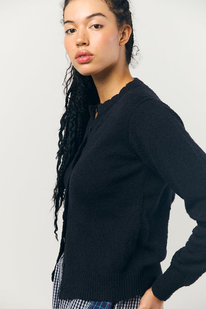 Piste Cardigan in Black