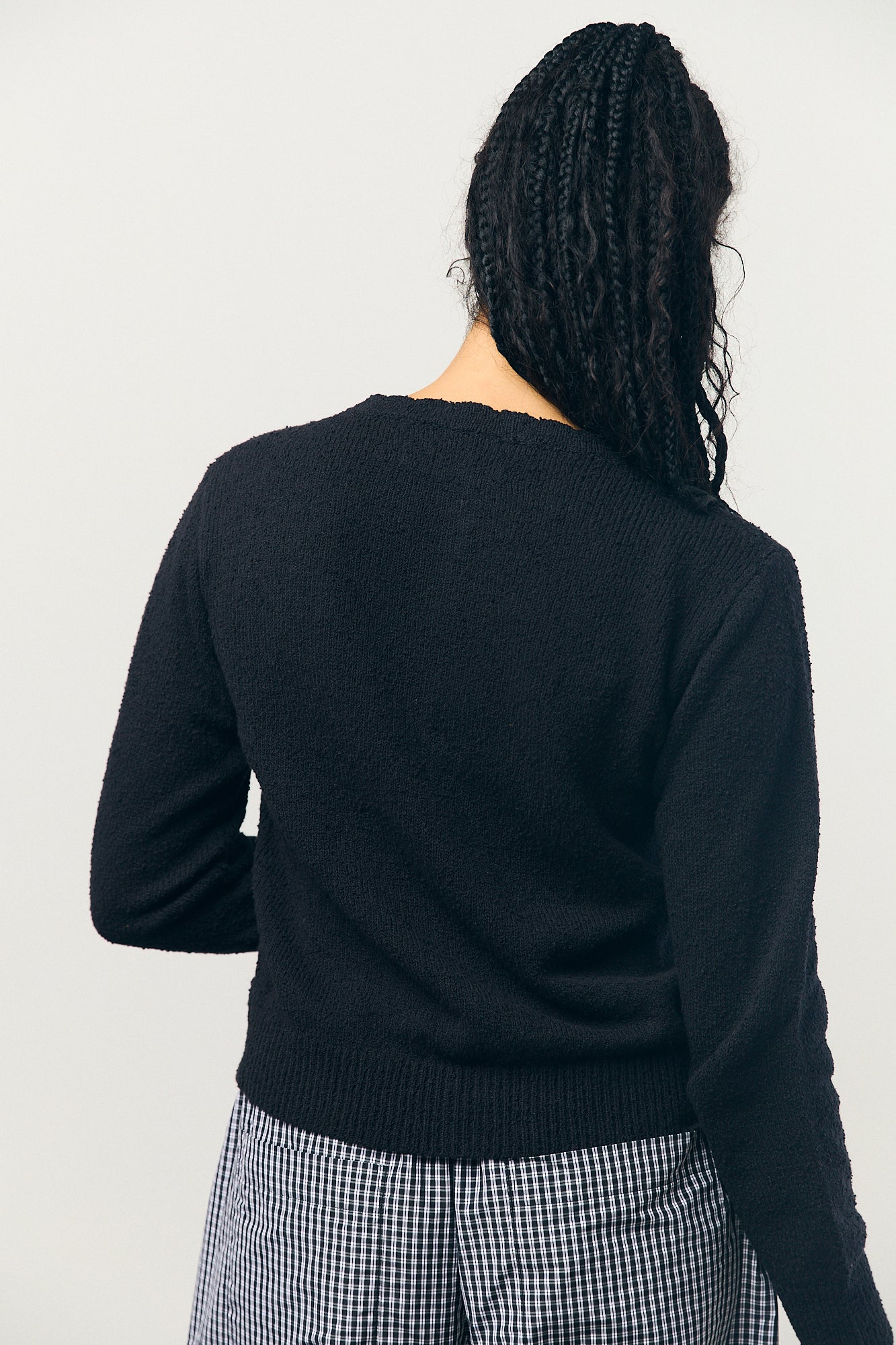 Piste Cardigan in Black