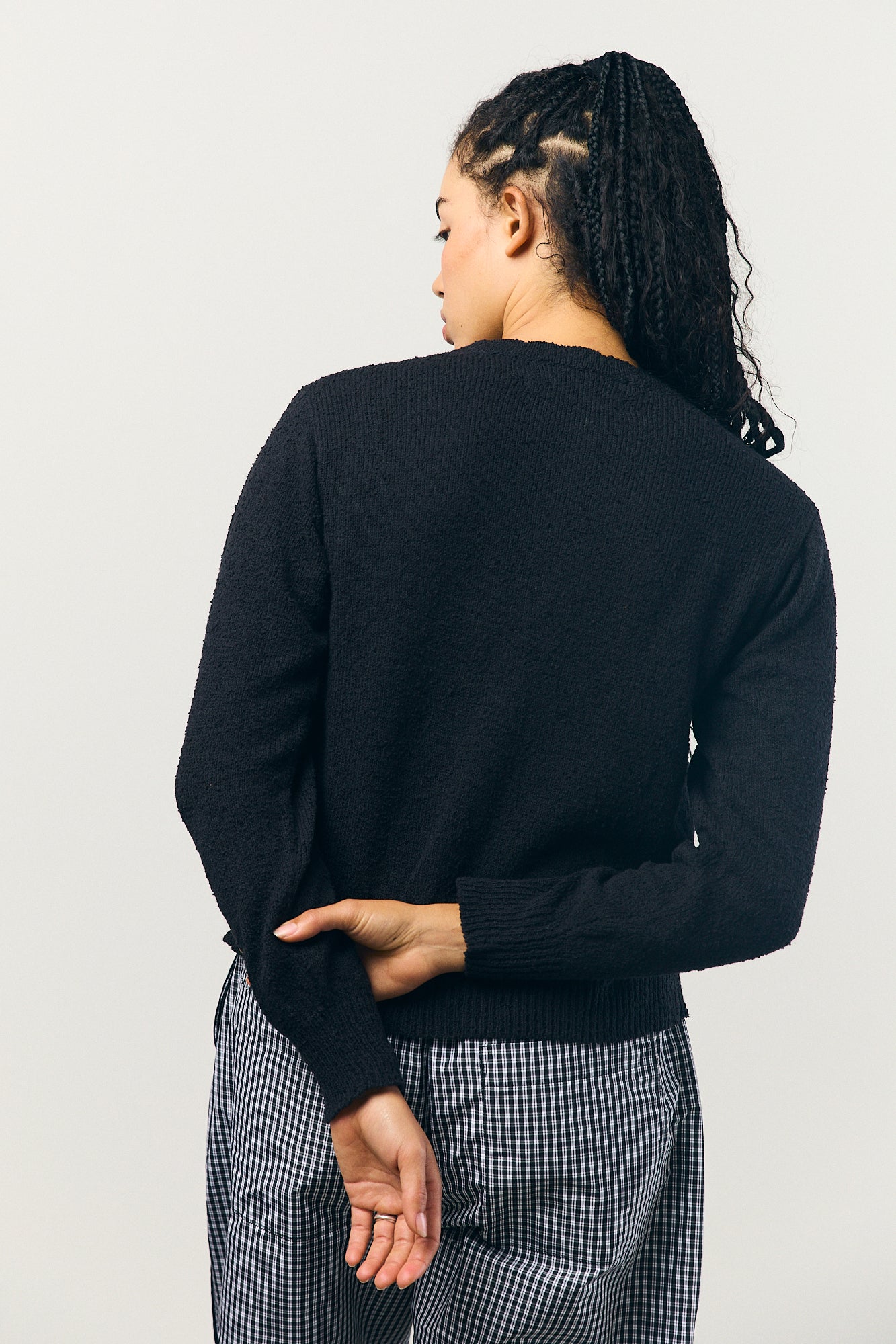 Piste Cardigan in Black