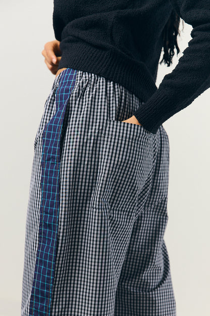 Check Combo Pants