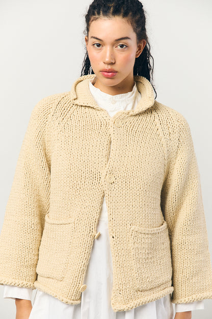 Knit Jacket in Ivory