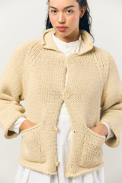 Knit Jacket in Ivory