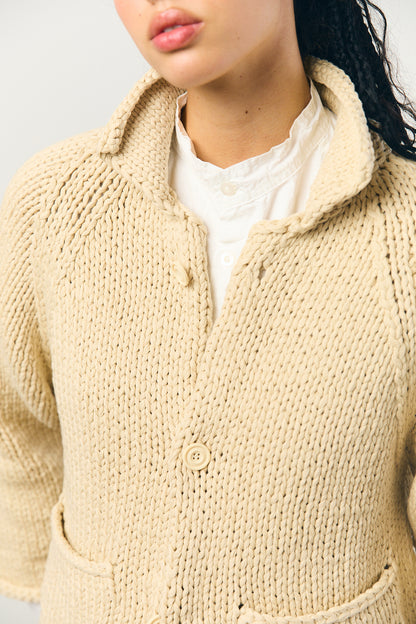 Knit Jacket in Ivory