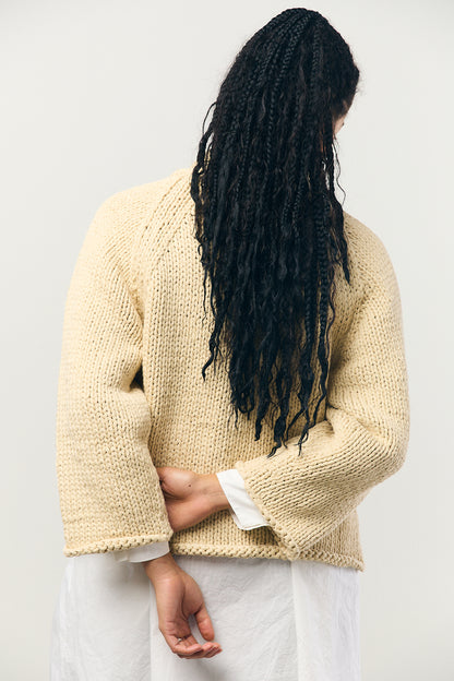 Knit Jacket in Ivory