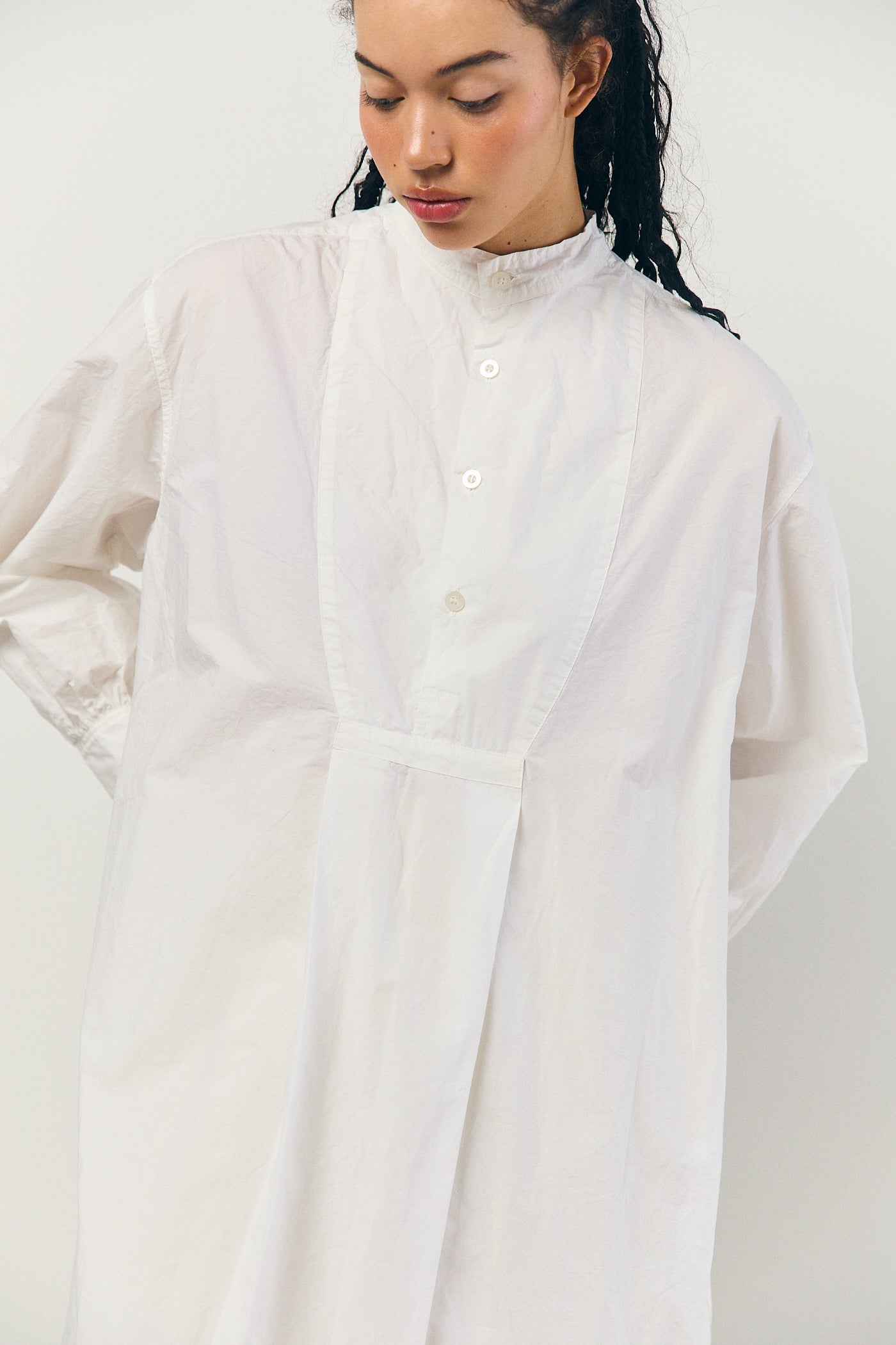 Shirt Dress in Off-White