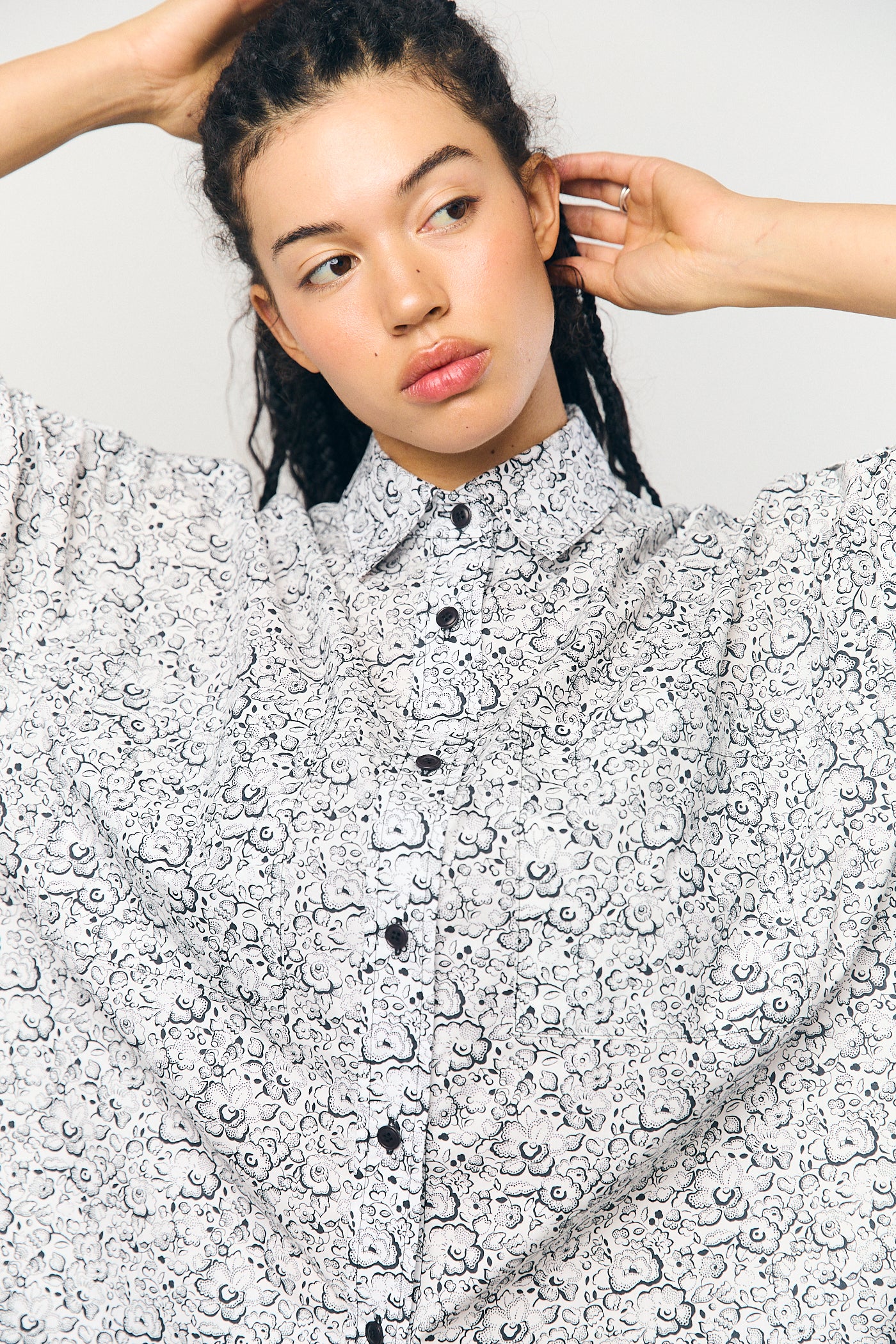 Liberty Poplin Tunic / Mini Shirtdress