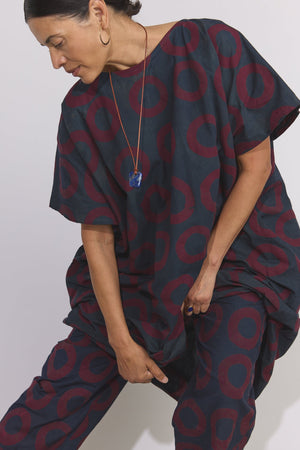 Zawadi Moomoo - Burgundy Circle