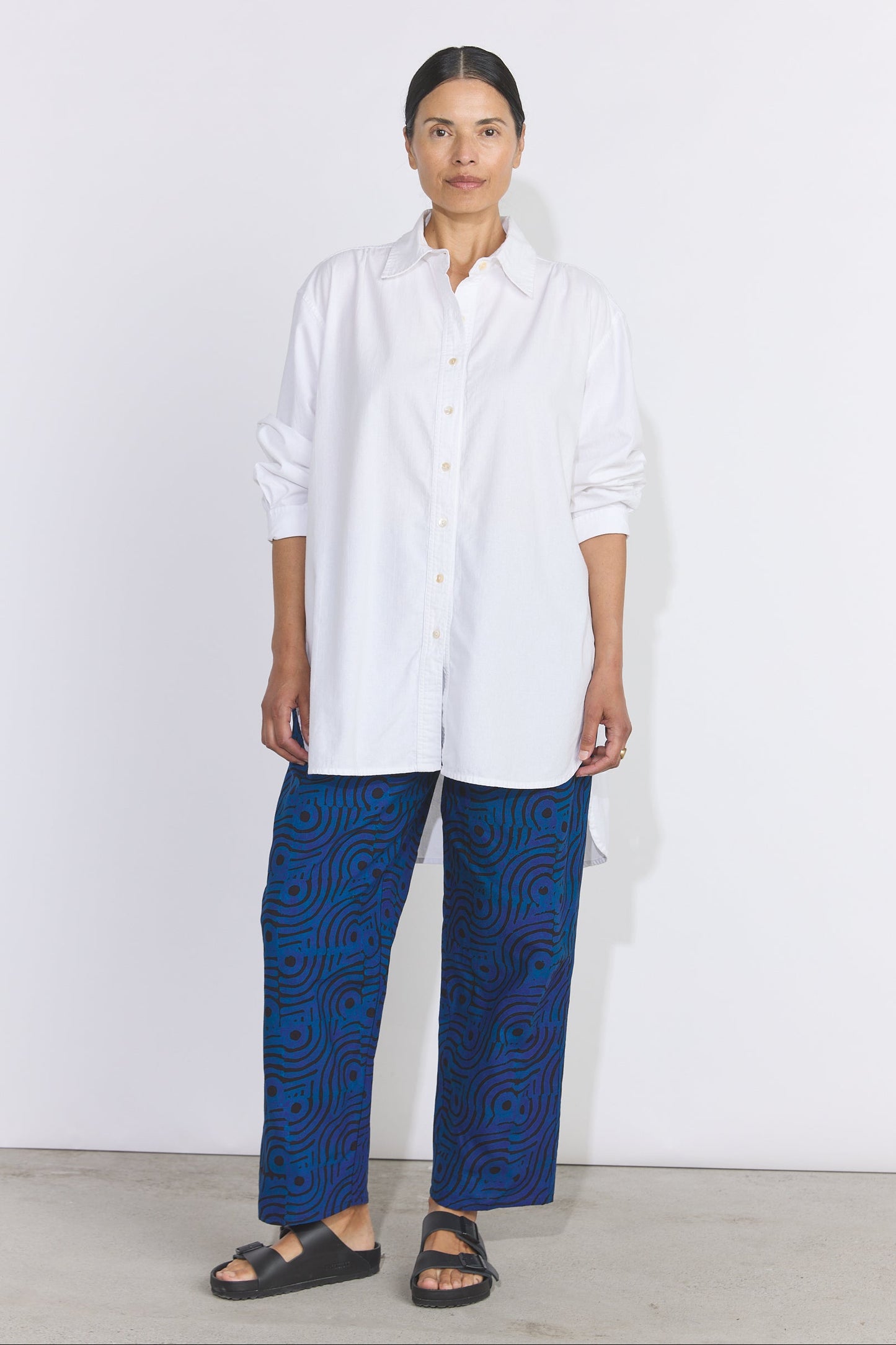 Lazy Pants - Indigo Swirl
