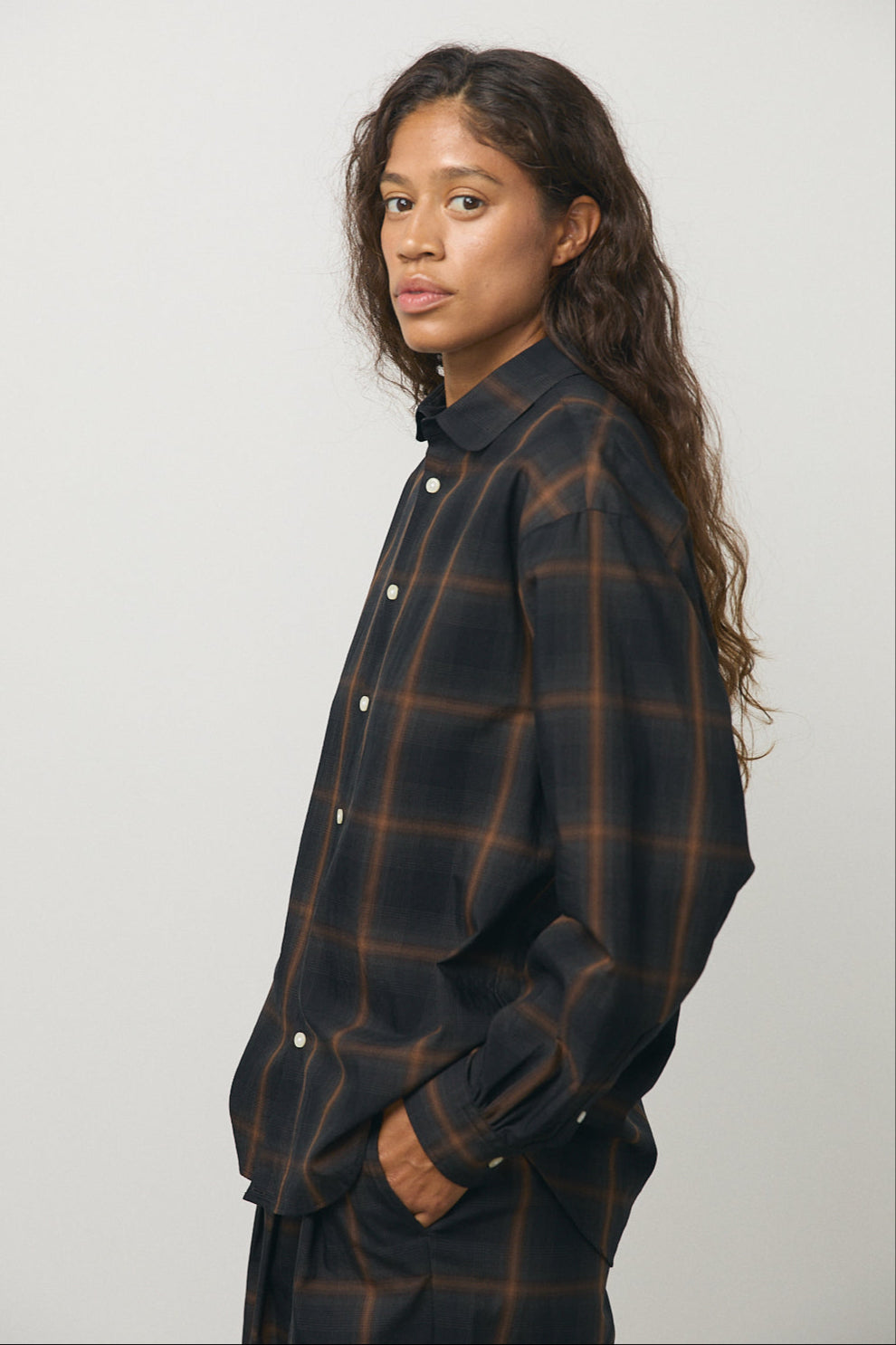 Kay Shirt in Brown Check