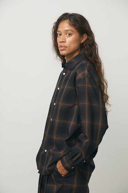Kay Shirt in Brown Check