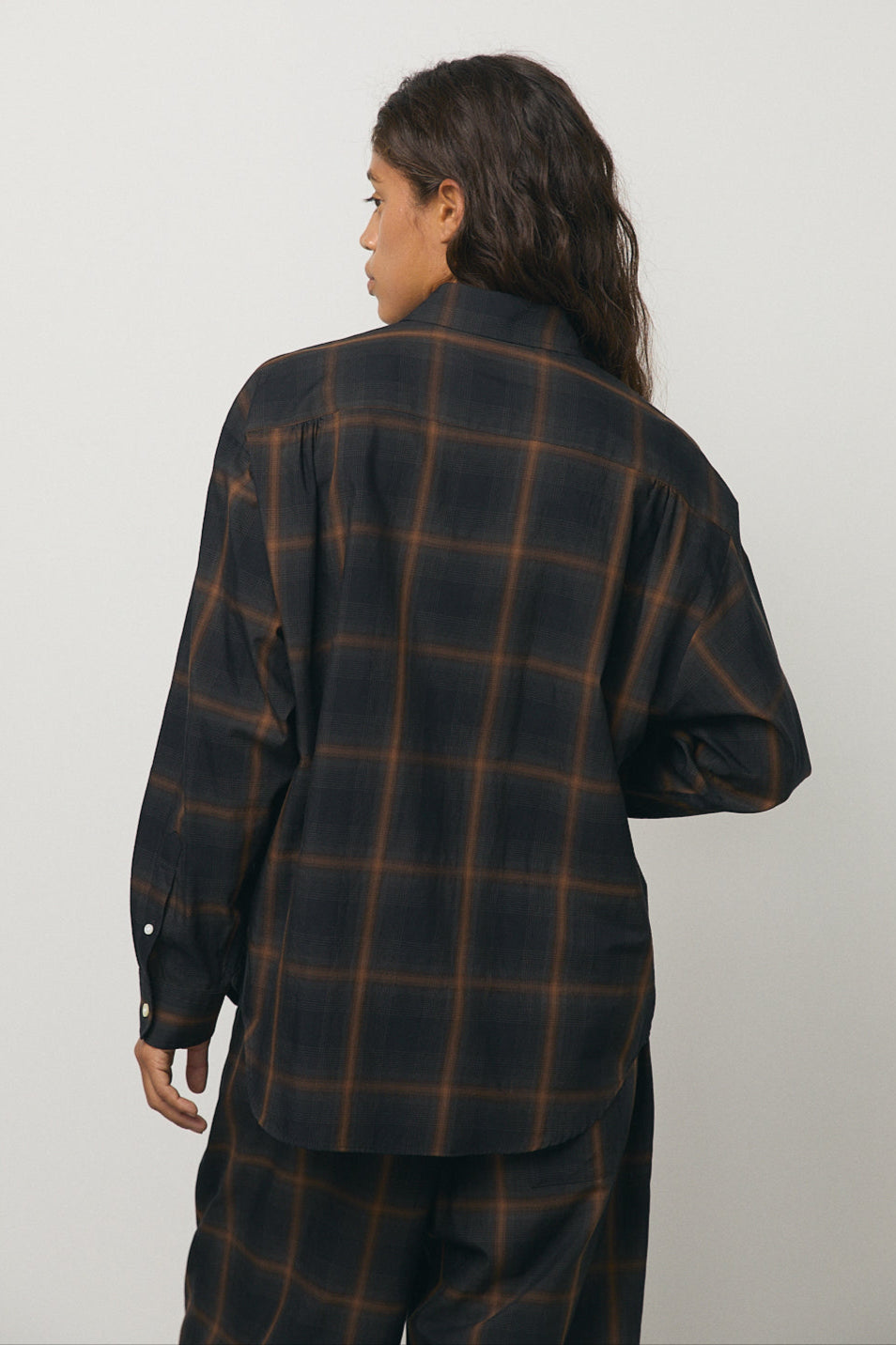 Kay Shirt in Brown Check