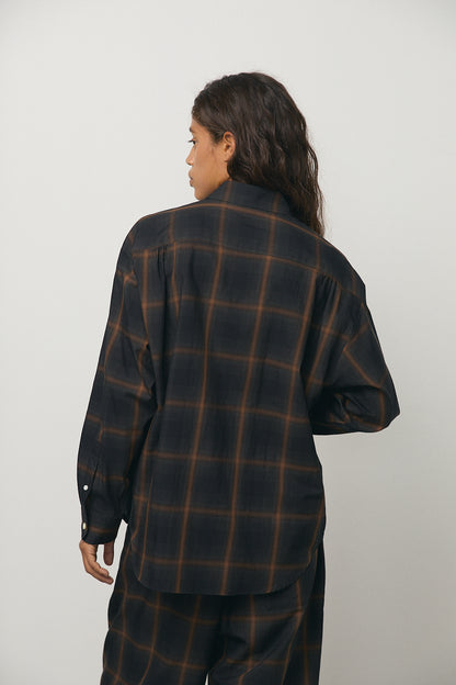 Kay Shirt in Brown Check