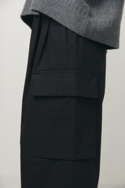 Clover Twill Pants in Black