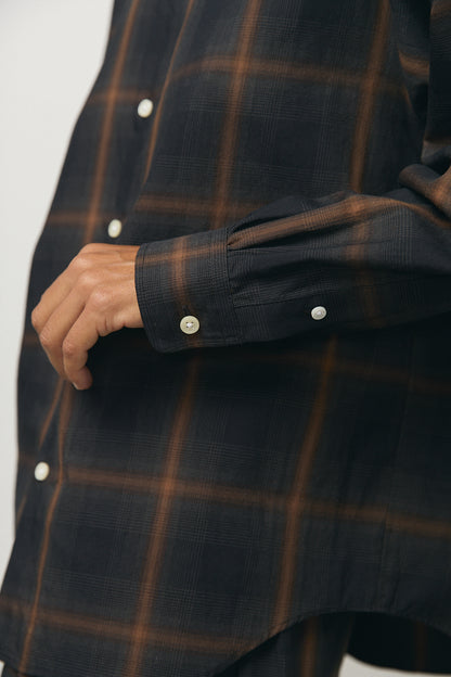 Kay Shirt in Brown Check